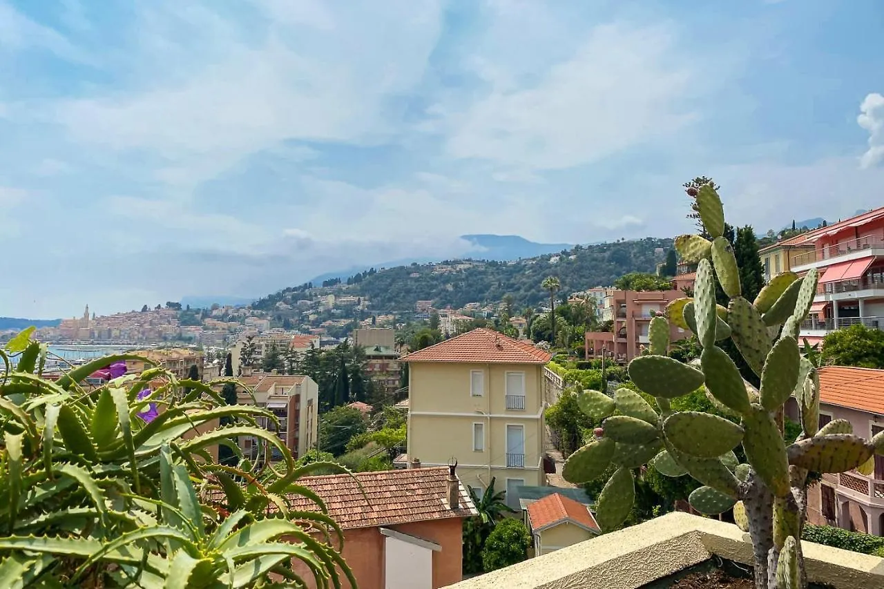 Mansfield Vue Carte Postale Terrasse Piscine 2 Apartment Menton 0*,