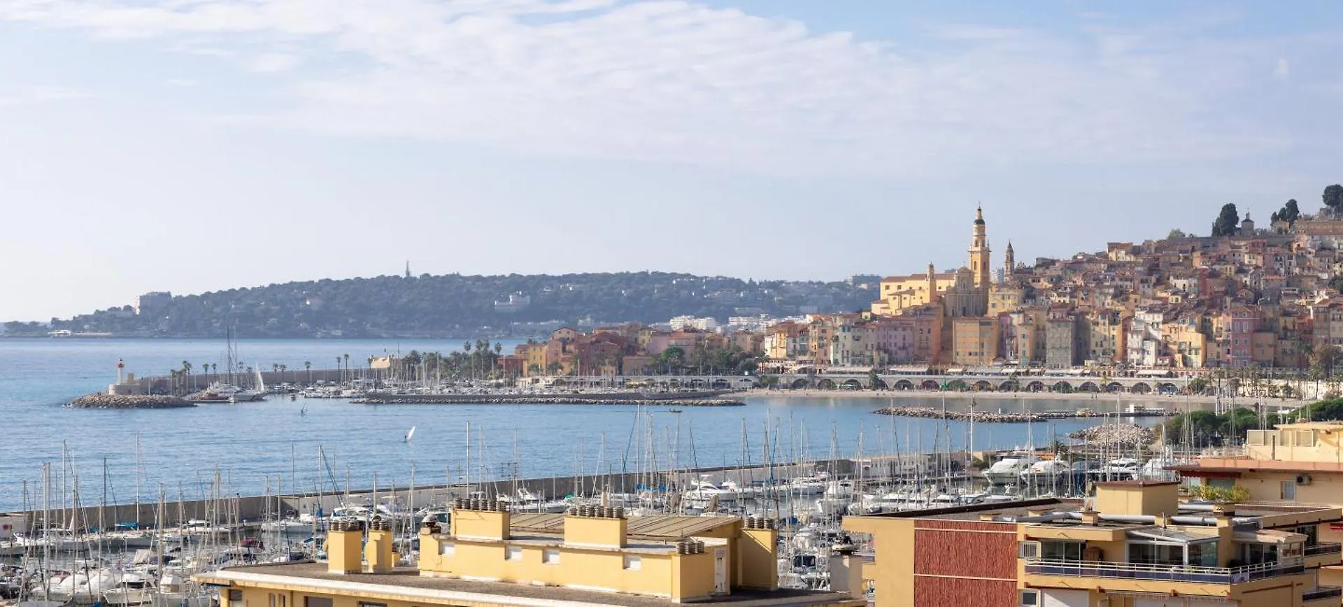 Mansfield Vue Carte Postale Terrasse Piscine 2 Appartement Menton Frankrijk