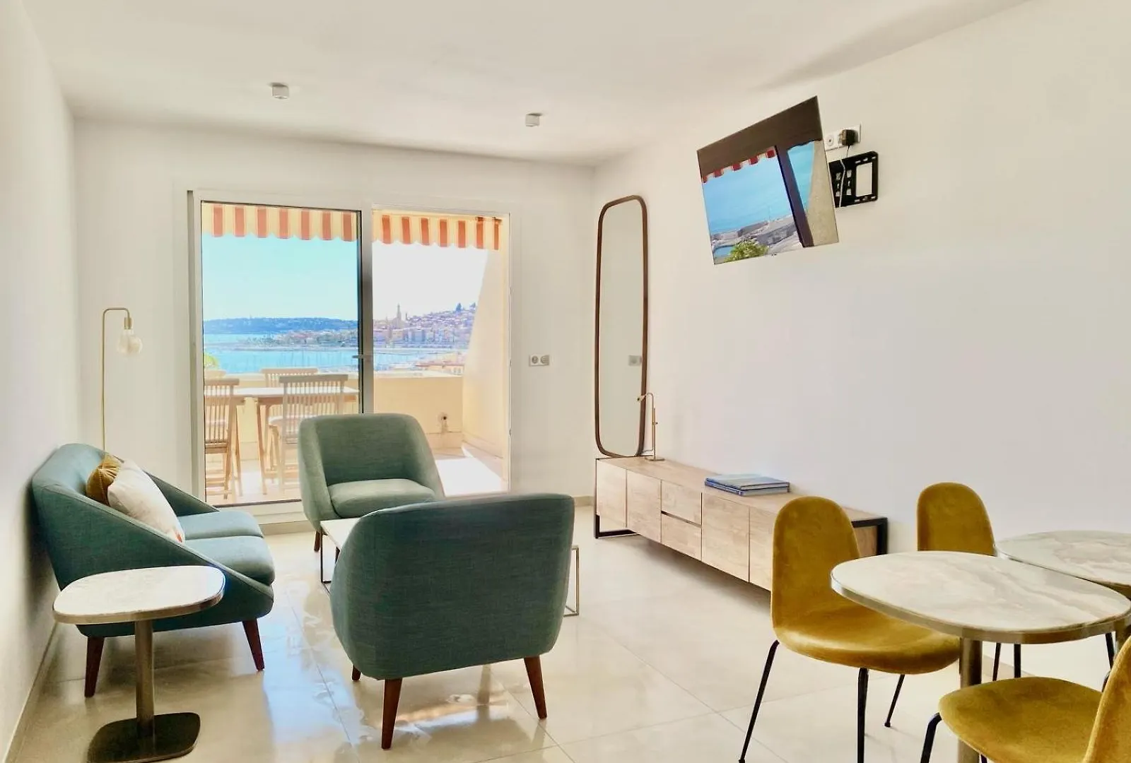 Mansfield Vue Carte Postale Terrasse Piscine 2 Apartment Menton